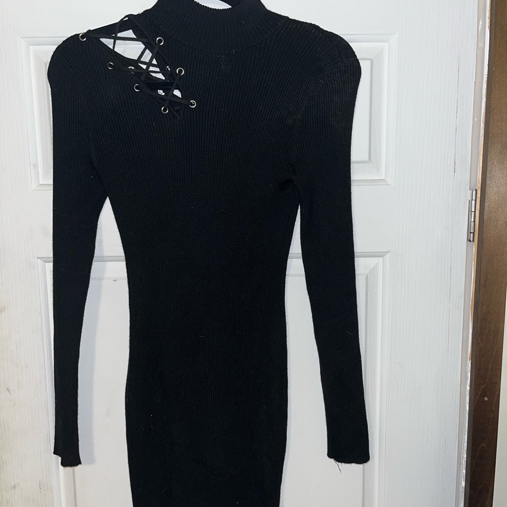 Very sexy body con sweater dress